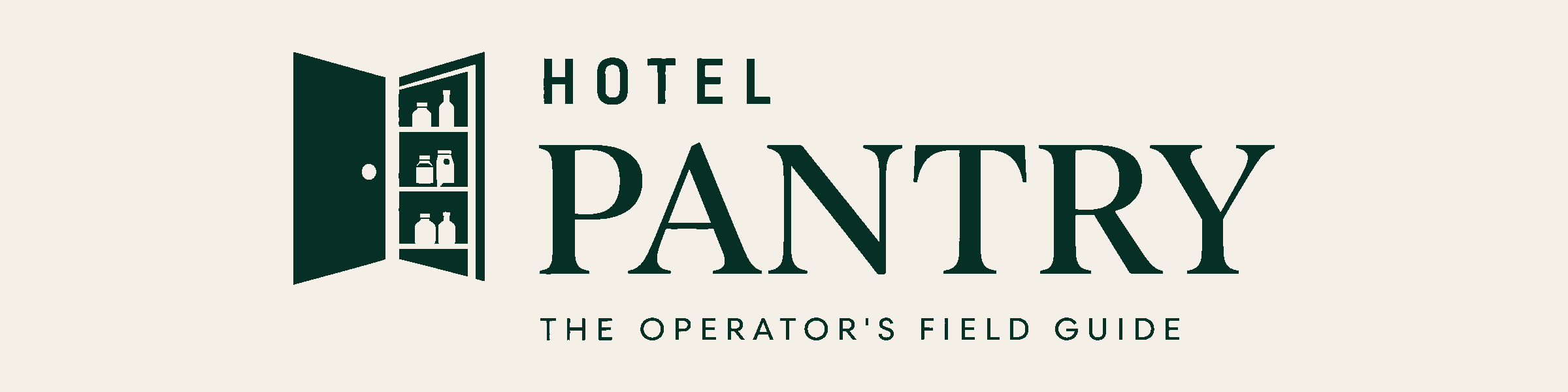 Hotel Pantry — The Operator's Field Guide